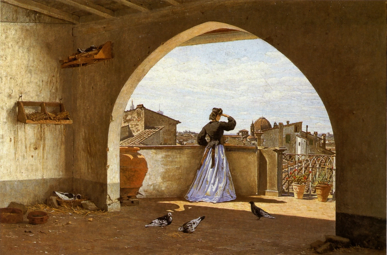 La mia terrazza a Firenze, 1865